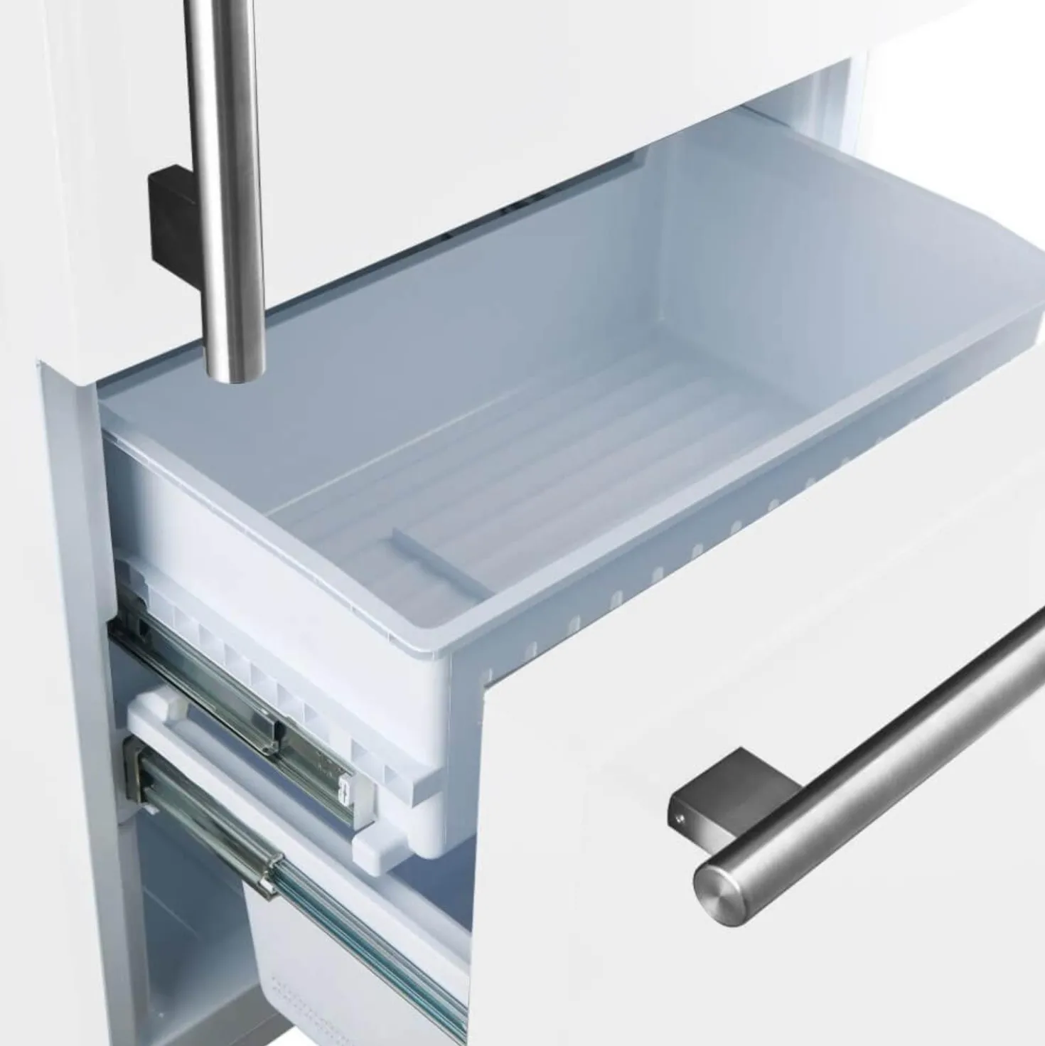 FORNO Réfrigerateur 17,2 pi3 31 po Blanc Congélateur en bas - FFFFD1785-31