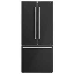 FORNO Réfrigerateur 17,5 pi3 30 po Noir Portes françaises - FFFFD1974-31