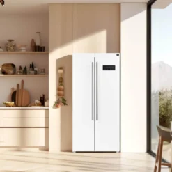 FORNO Réfrigérateur 15,6 pi3 33 po Blanc Côte à côte - FFRBI1805-33