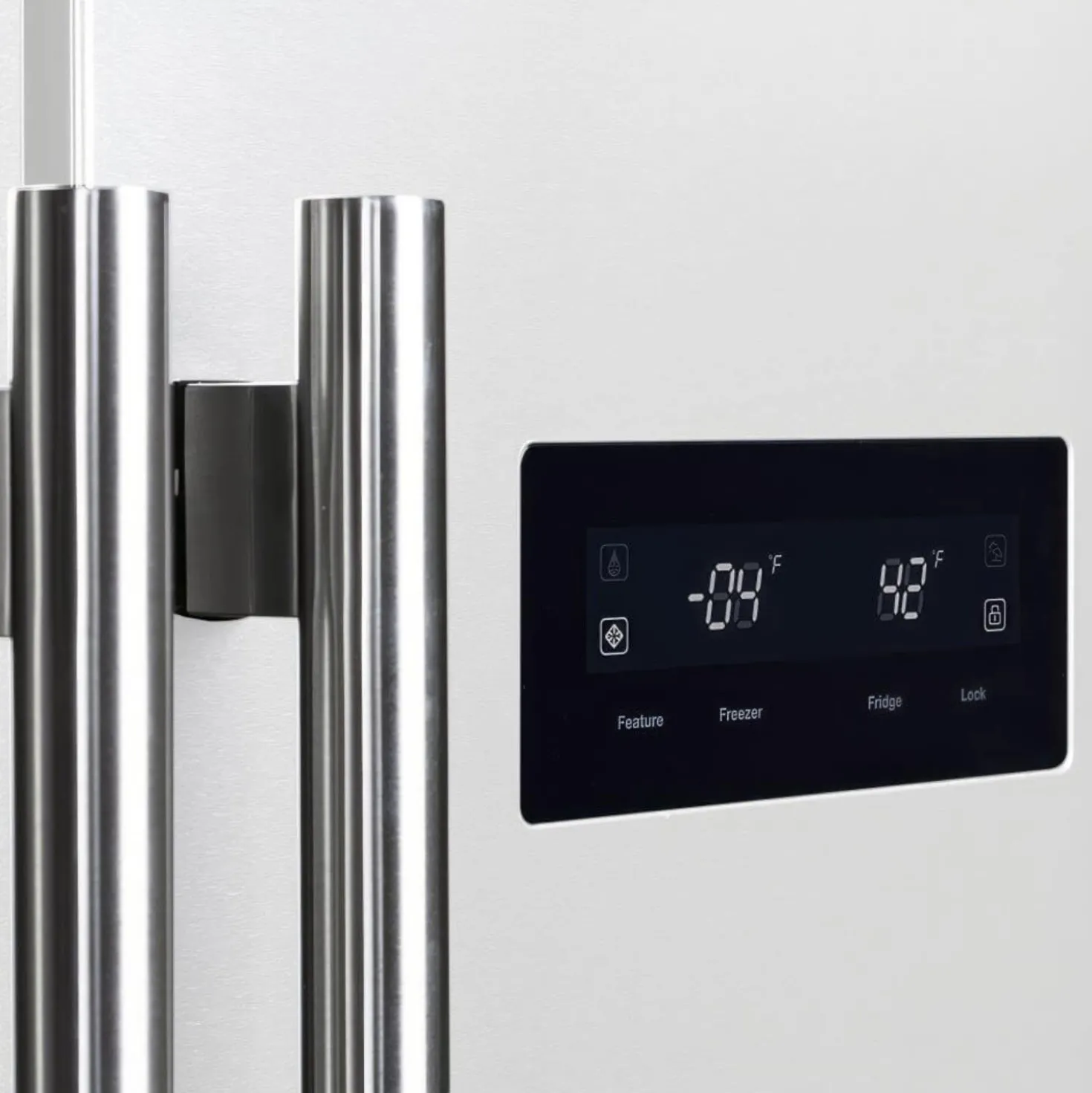 FORNO Réfrigérateur 15,6 pi3 33 po Blanc Côte à côte - FFRBI1805-33