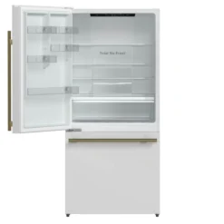 FORNO Réfrigérateur 17,2 pi3 31 po Blanc Congélateur en bas - FFFFD1786-31