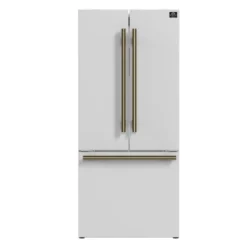 FORNO Réfrigérateur 17,5 pi3 30 po Blanc Portes françaises - FFFFD1974-31