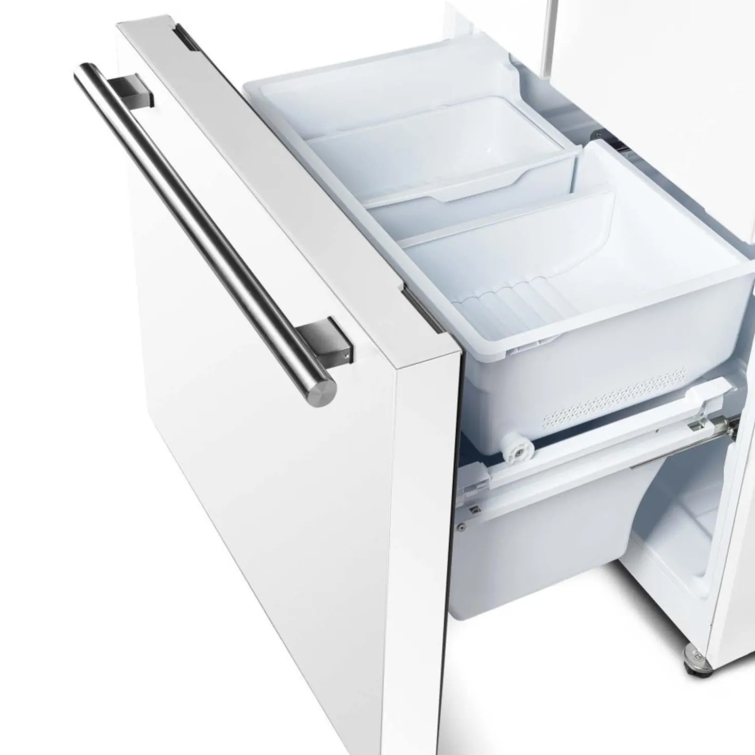 FORNO Réfrigérateur 17,5 pi3 30 po Blanc Portes françaises - FFFFD1974-31