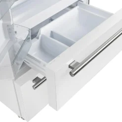 FORNO Réfrigérateur 19,2 pi3 36 po Blanc Portes françaises - FFRBI1820-36