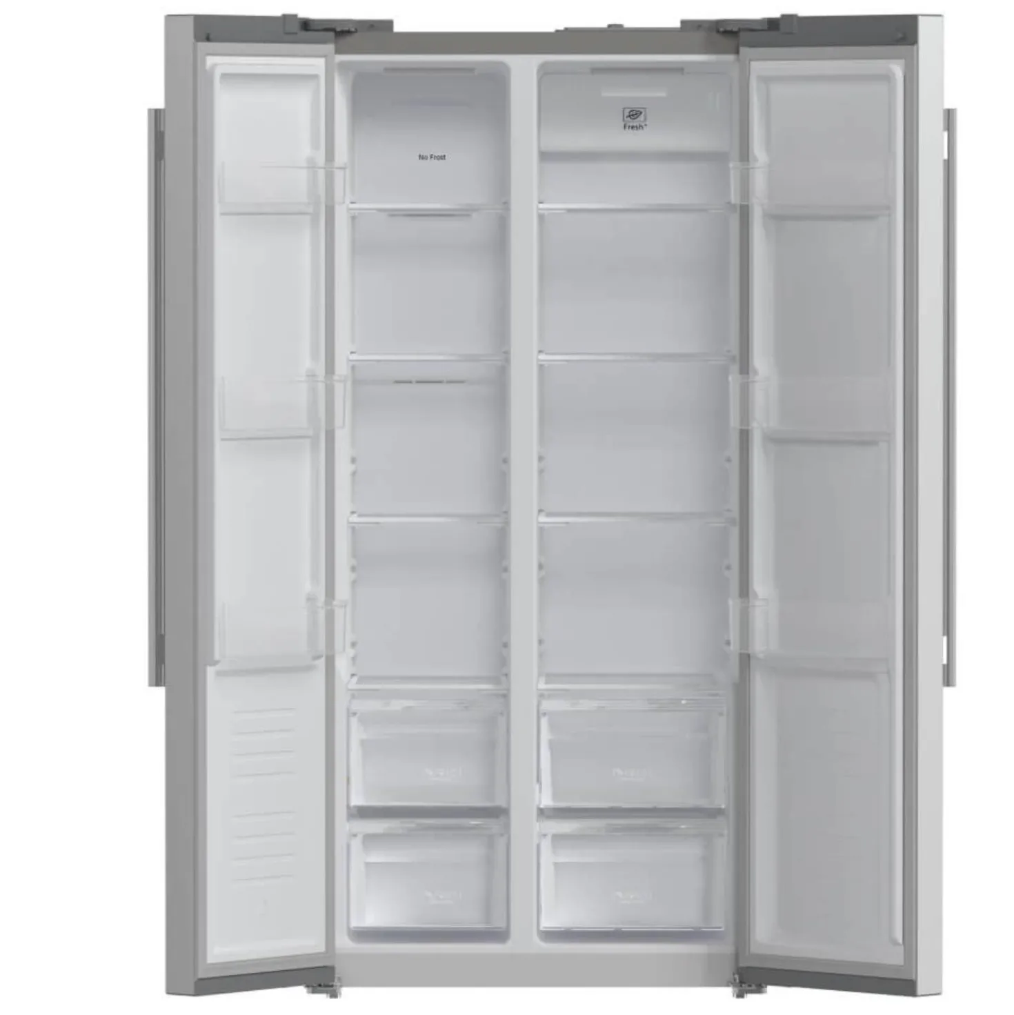 FORNO Réfrigérateur 15,6 pi3 33 po Inox Côte à côte - FFRBI1805-33