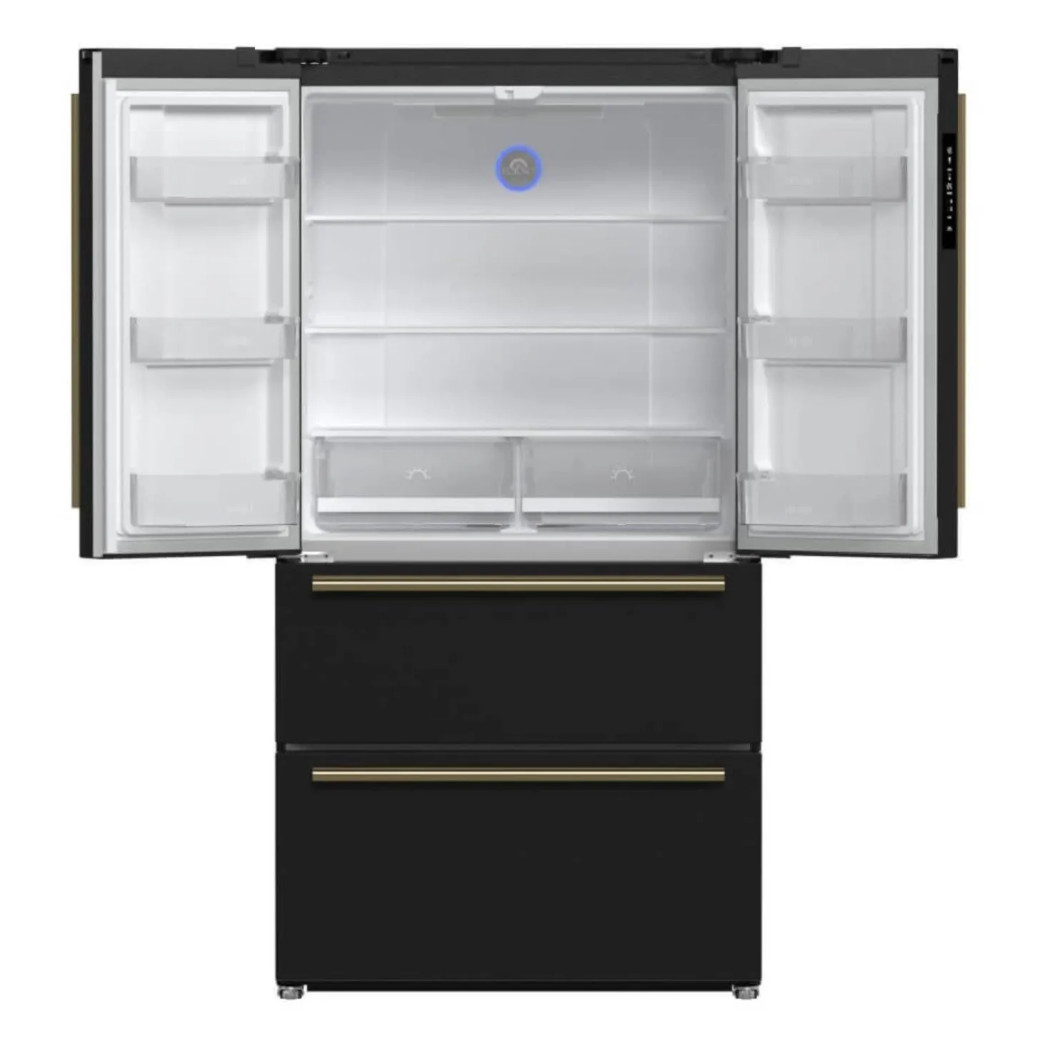 FORNO Réfrigérateur 19,2 pi3 36 po Noir Portes françaises - FFRBI1820-36