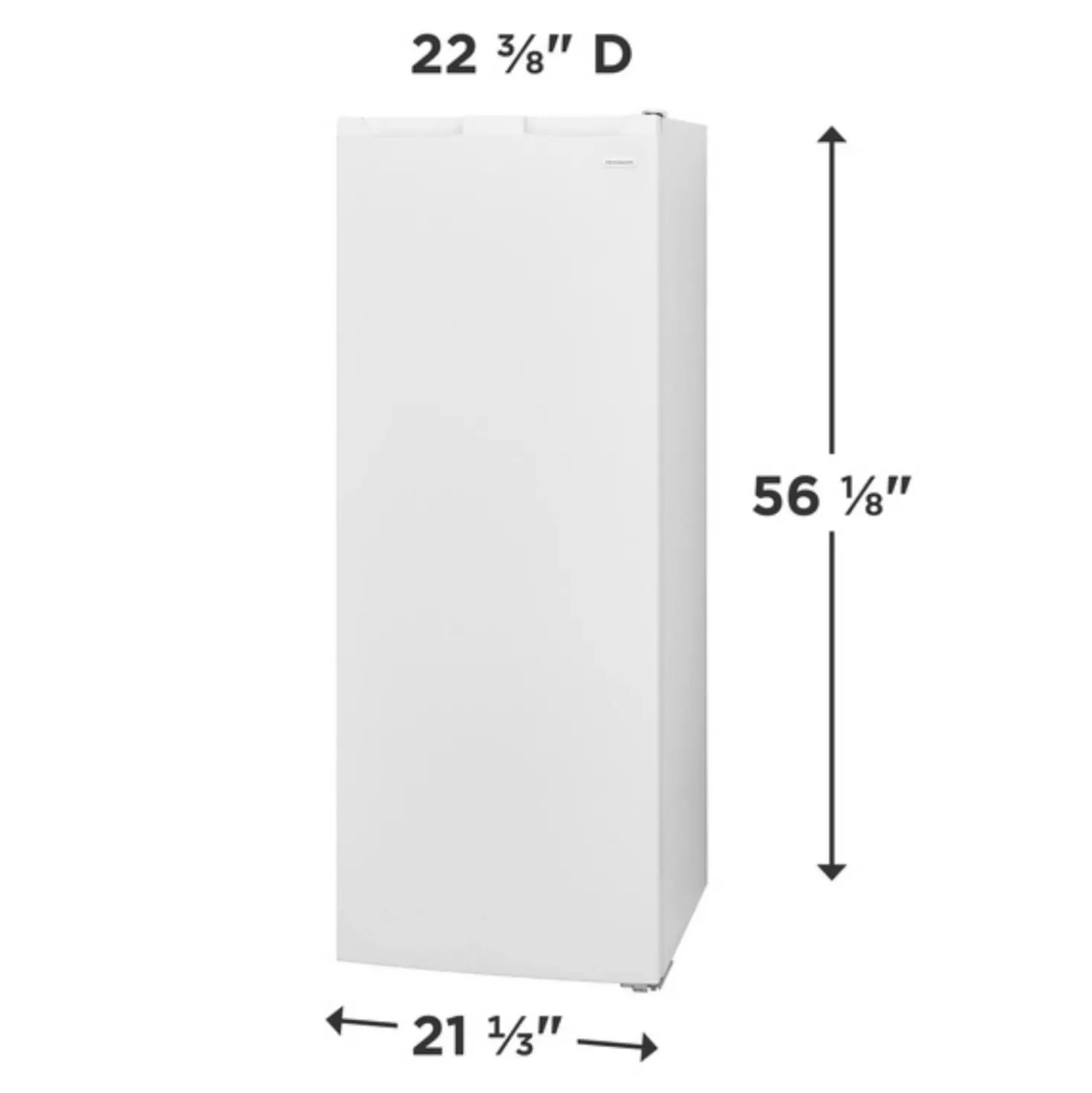 FRIGIDAIRE Congélateur convertible, Blanc, Vertical, 22" - FFUE0726AW