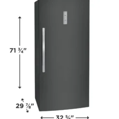 FRIGIDAIRE Congélateur 20 pi3, Carbonne, Vertical, 33