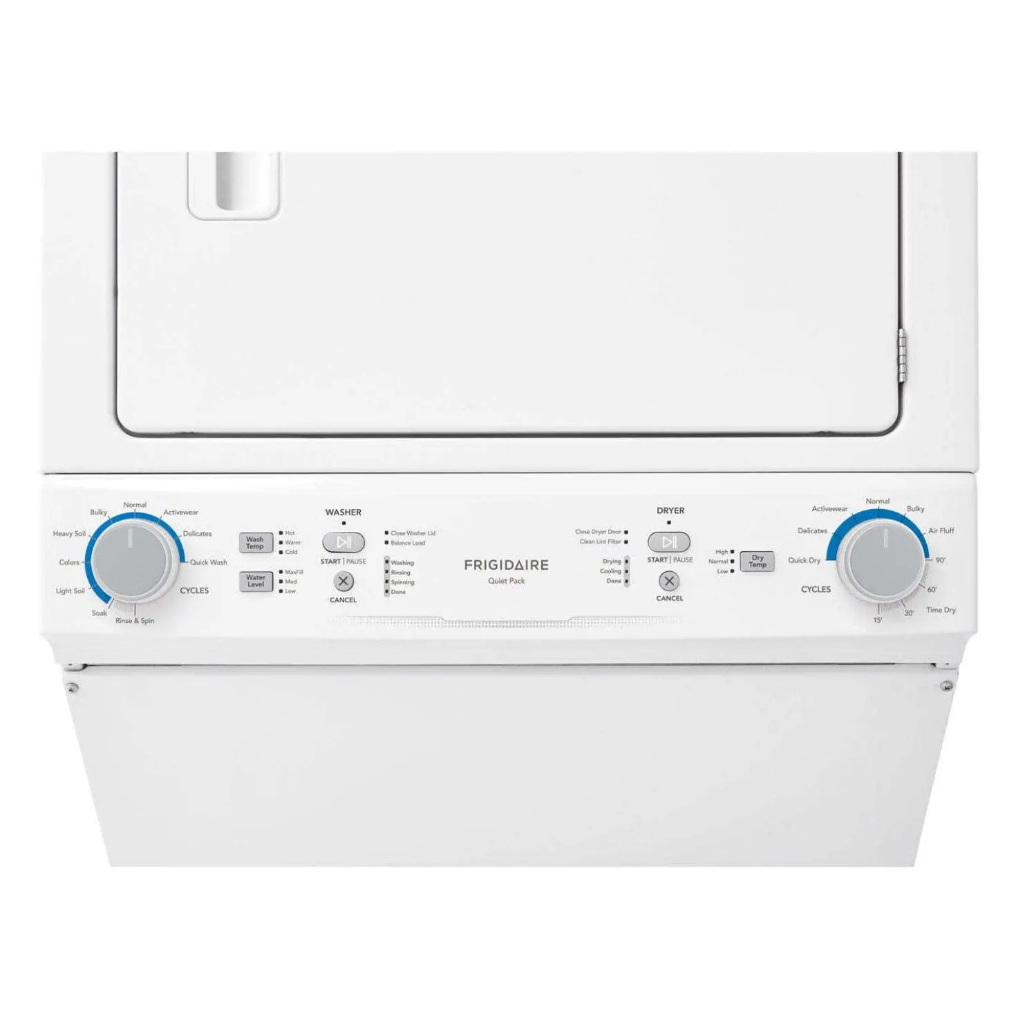 FRIGIDAIRE Duo laveuse/sécheuse, Blanc, 27'', Chargement par le haut, 850 - FLCE752CAW