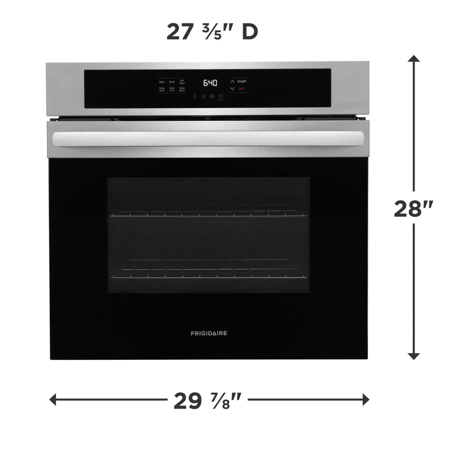 FRIGIDAIRE Four mural Inox30" - FCWS3025AS