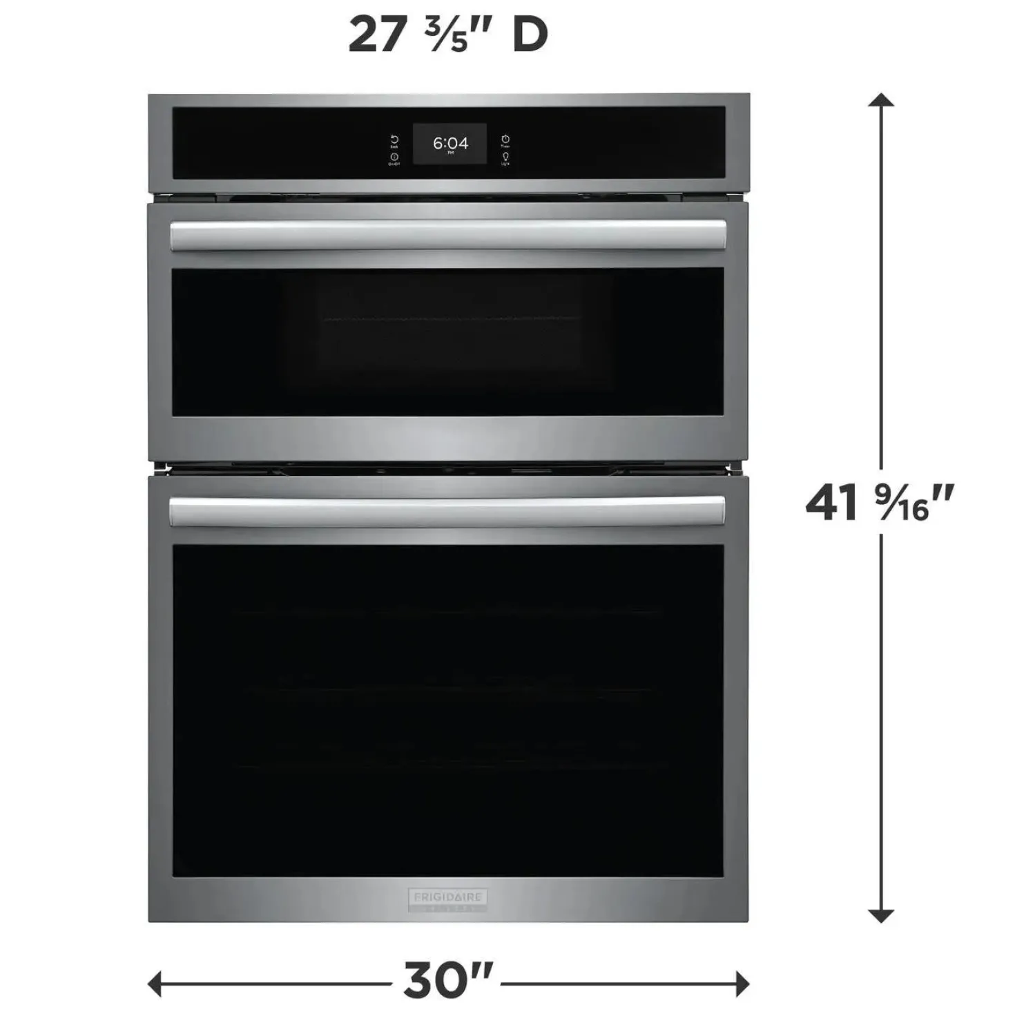 FRIGIDAIRE GALLERY Combinaison four encastrée et micro-ondes Inox30"Électrique - GCWM3067AF