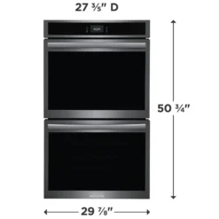 FRIGIDAIRE GALLERY Four mural double Inox noir30