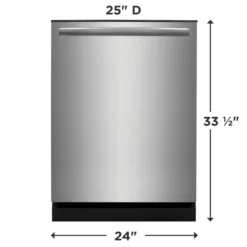 FRIGIDAIRE GALLERY Lave-vaisselle Encastré Inox 24