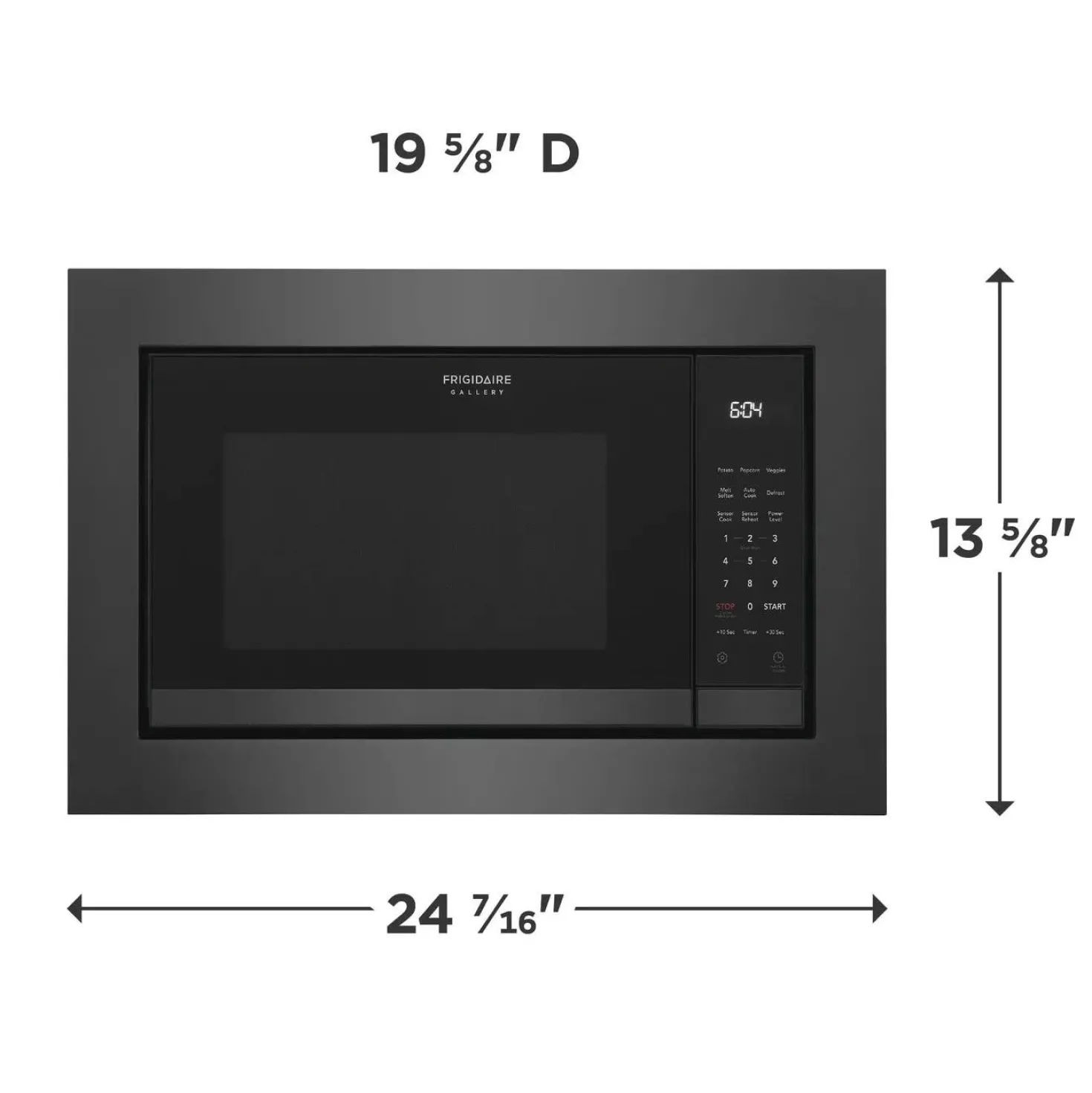 FRIGIDAIRE GALLERY Micro-ondes Inox noir 1100 24.5" GMBS3068AD