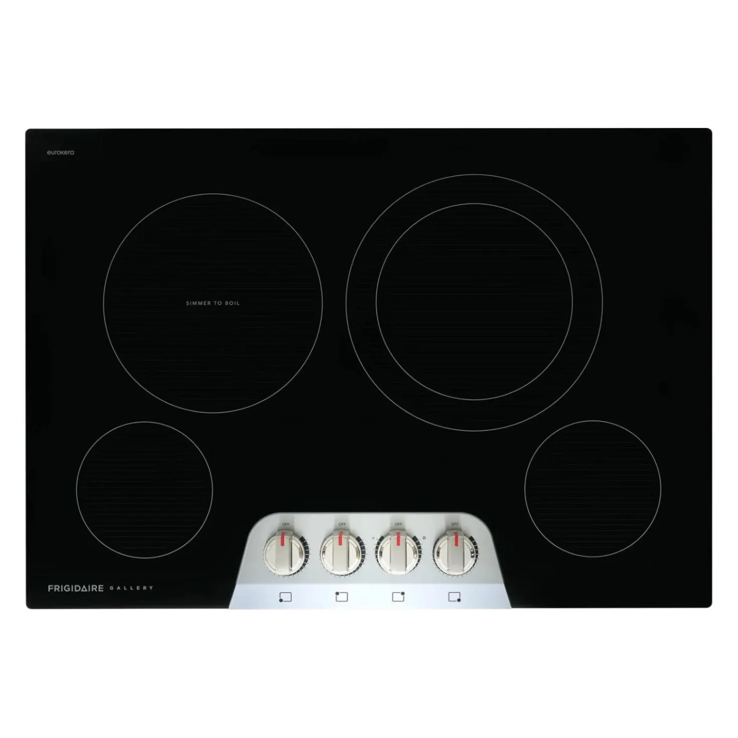FRIGIDAIRE GALLERY Plaque de cuisson Vitrocéramique Inox 30" Inox - GCCE3049BS