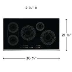 FRIGIDAIRE GALLERY Plaque de cuisson Vitrocéramique Noir 36
