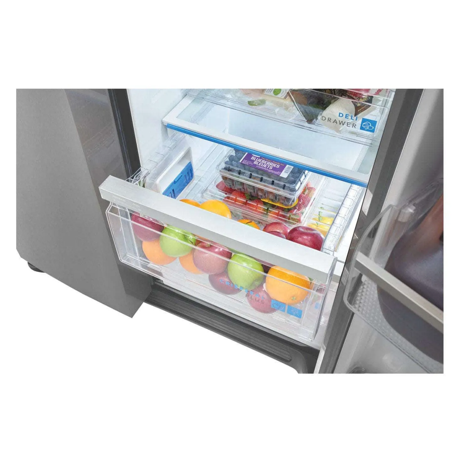 FRIGIDAIRE GALLERY Réfrigérateur 22,2 pi3 36 po Inox Côte à côte - GRSC2352AF