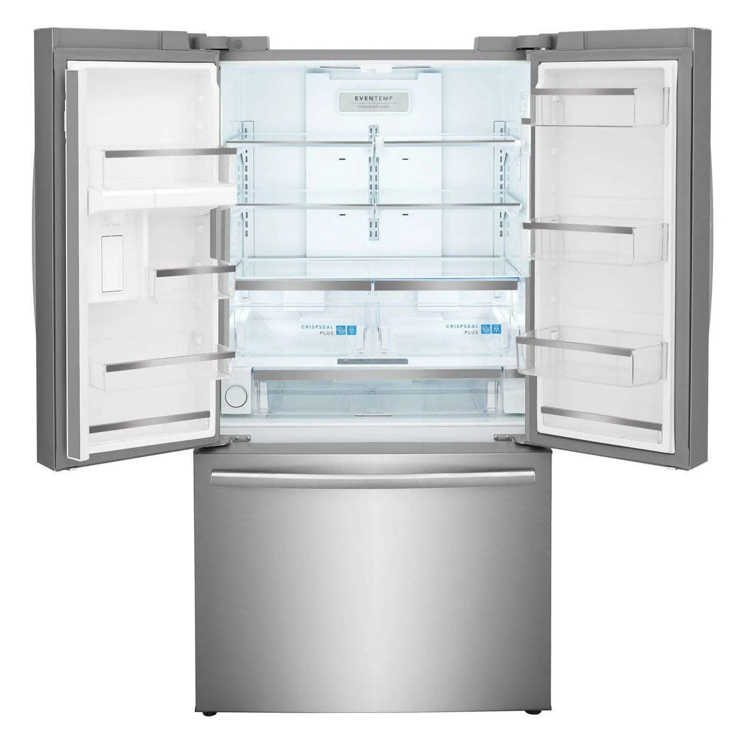 FRIGIDAIRE GALLERY Réfrigérateur 23,3 pi3 36 po Inox Congélateur en bas, Portes françaises - GRFG2353AF