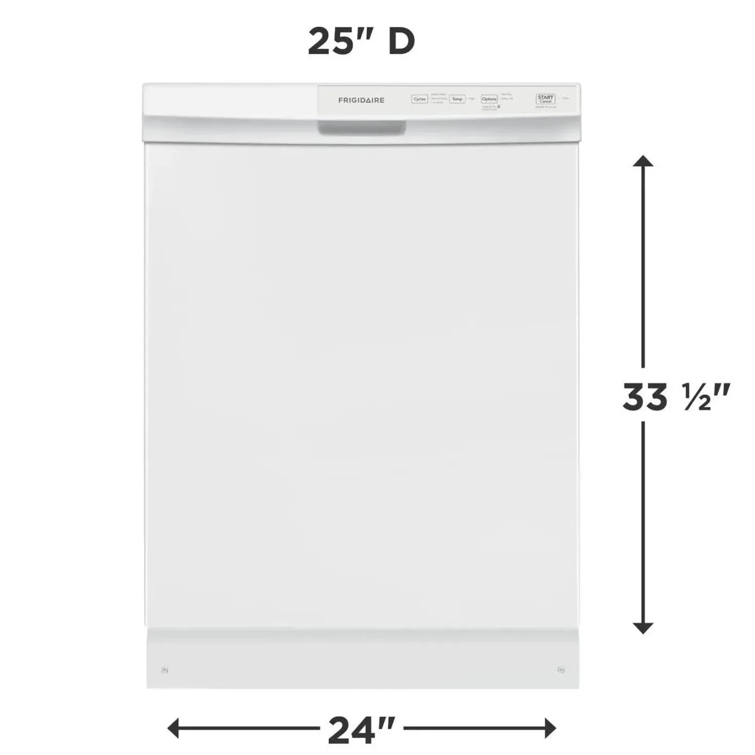FRIGIDAIRE Lave-vaisselle Encastré Blanc 24" 60dB - FFCD2413UW