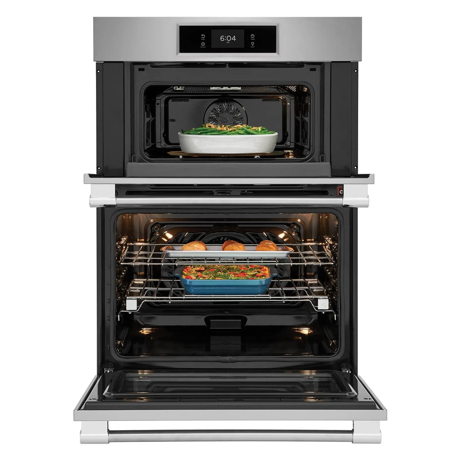 Frigidaire Professional Combinaison four encastrée et micro-ondes Inox30"Électrique - PCWM3080AF