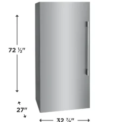 Frigidaire Professional Congélateur 19 pi3 33 po, Inox, Vertical, 33