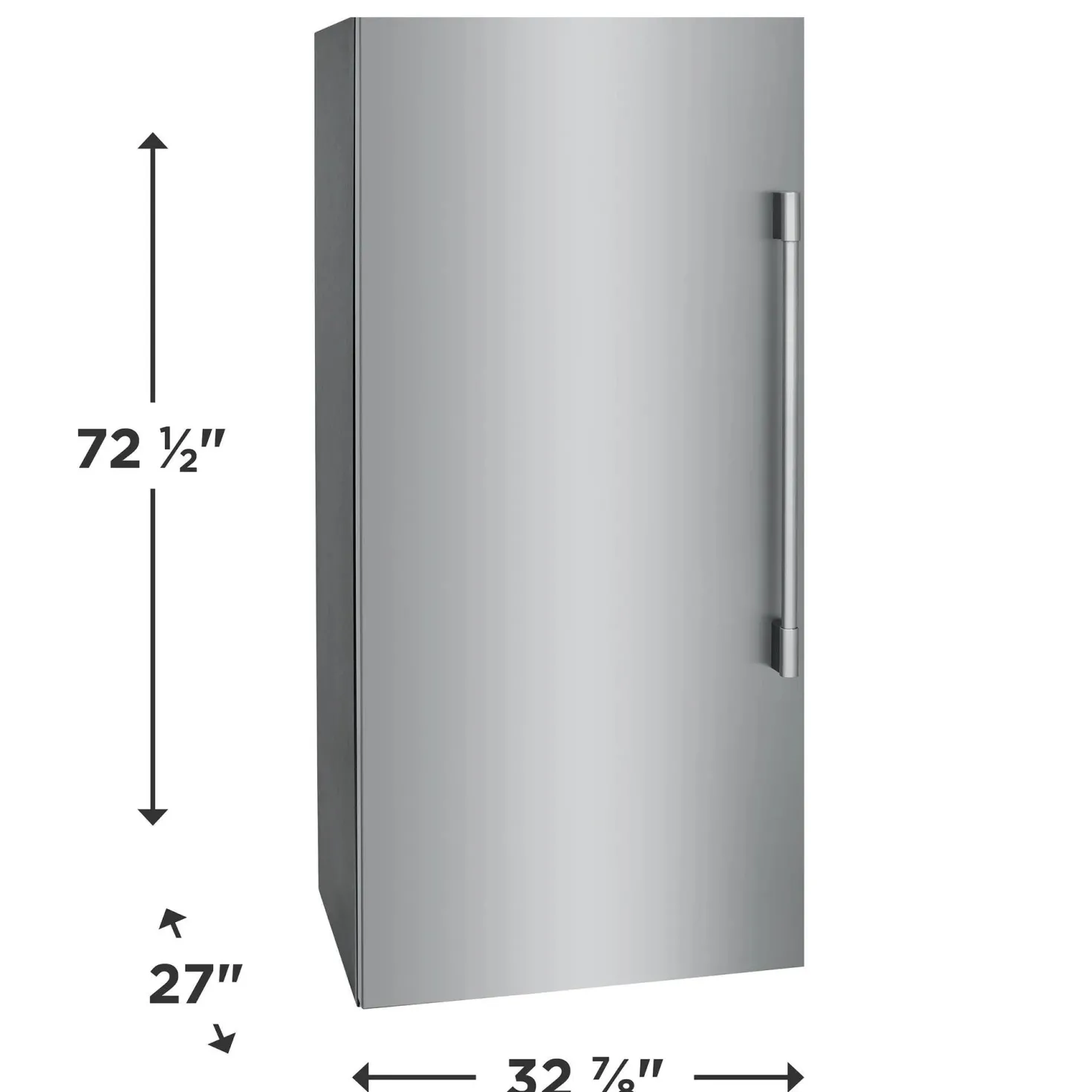 Frigidaire Professional Congélateur 19 pi3 33 po, Inox, Vertical, 33" - FPFU19F8WF