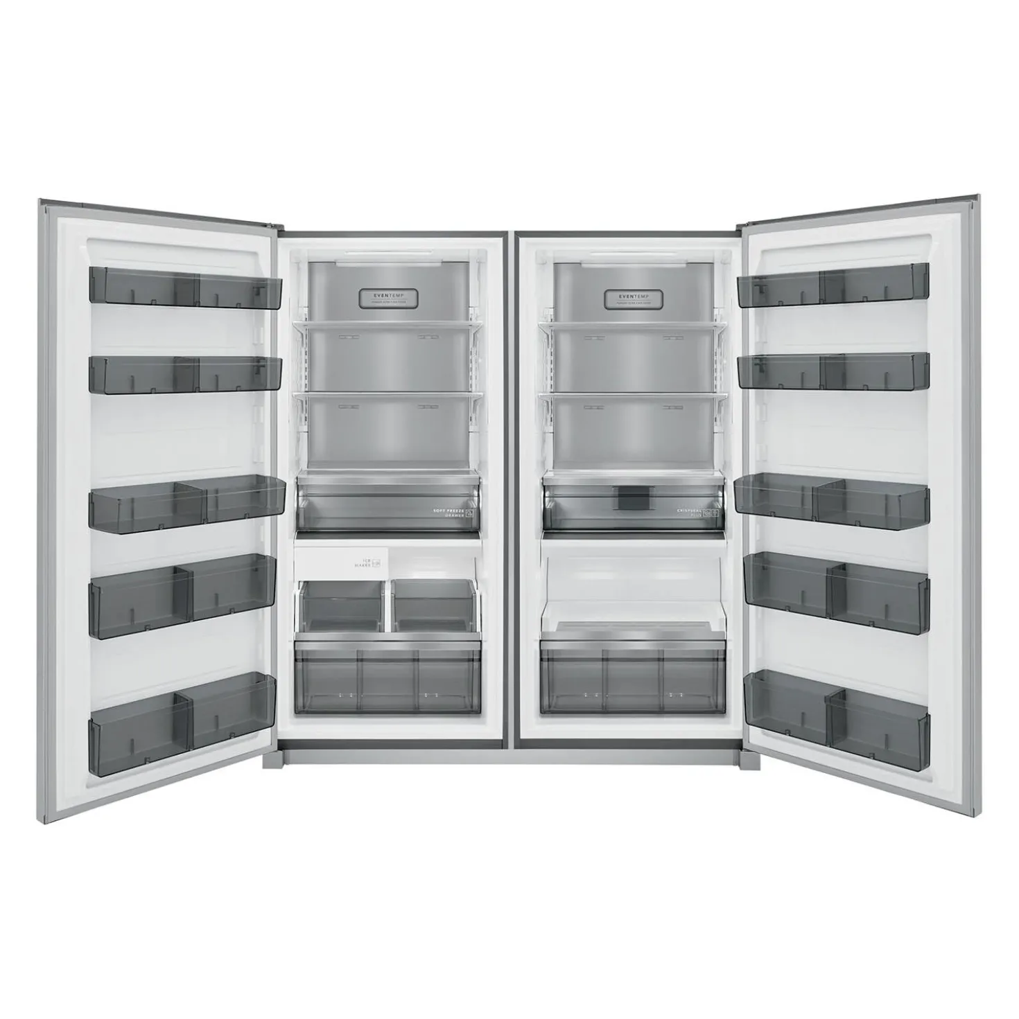Frigidaire Professional Ensemble Réfrigérateur & Congélateur 37,8 pi³ avec kit d’encastrement Inox Tout réfrigérateur -