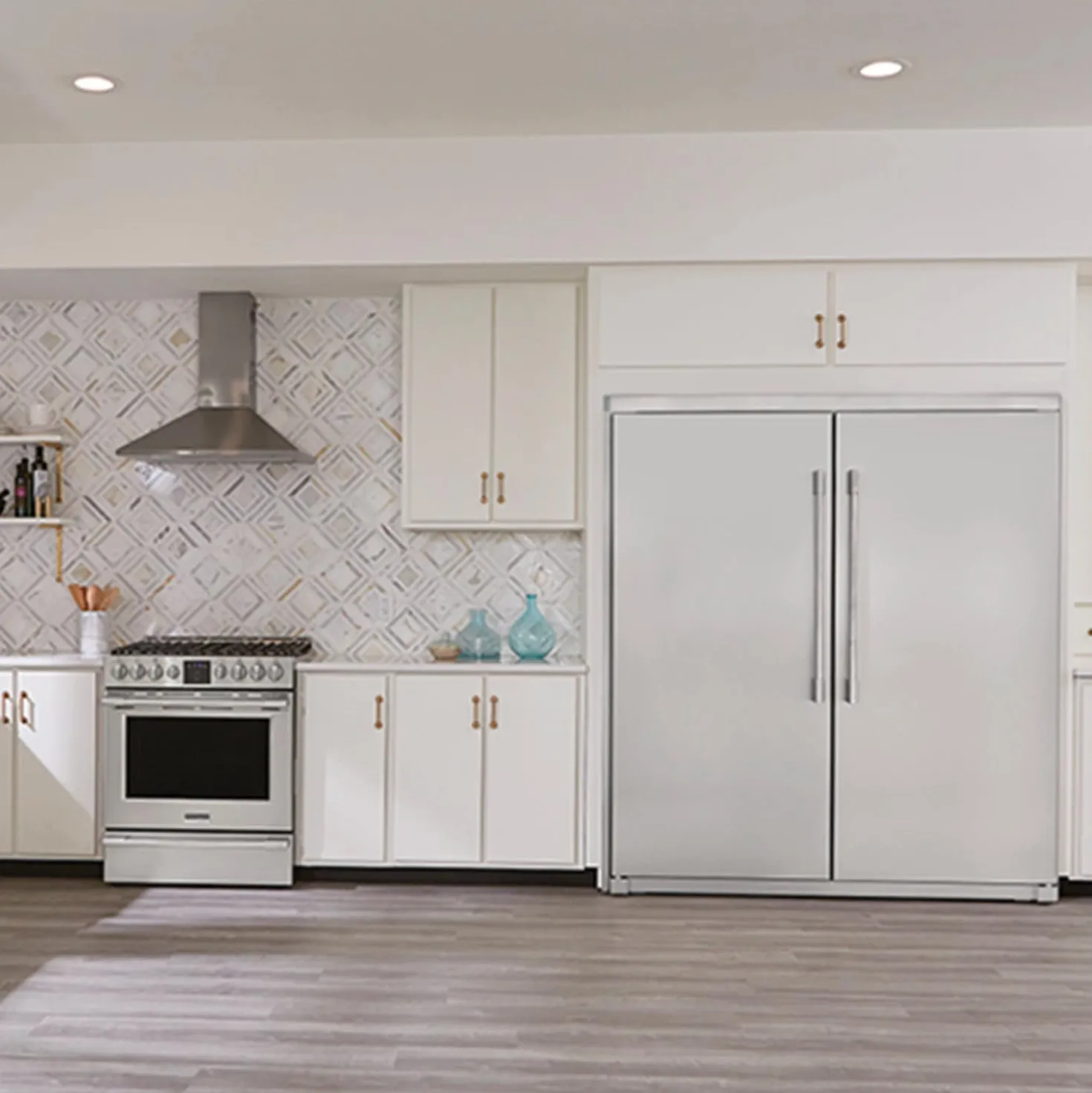 Frigidaire Professional Ensemble réfrigérateur et congélateur avec kit d'encastrement 37.8 pi3Portes françaises -