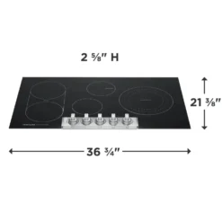 Frigidaire Professional Plaque de cuisson Vitrocéramique Noir 36