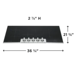 Frigidaire Professional Plaque de cuisson Induction Noir 36