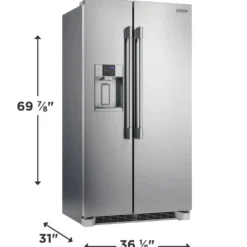 Frigidaire Professional Réfrigérateur 22 pi 3 36 po Inox Côte à côte - PRSC2222AF