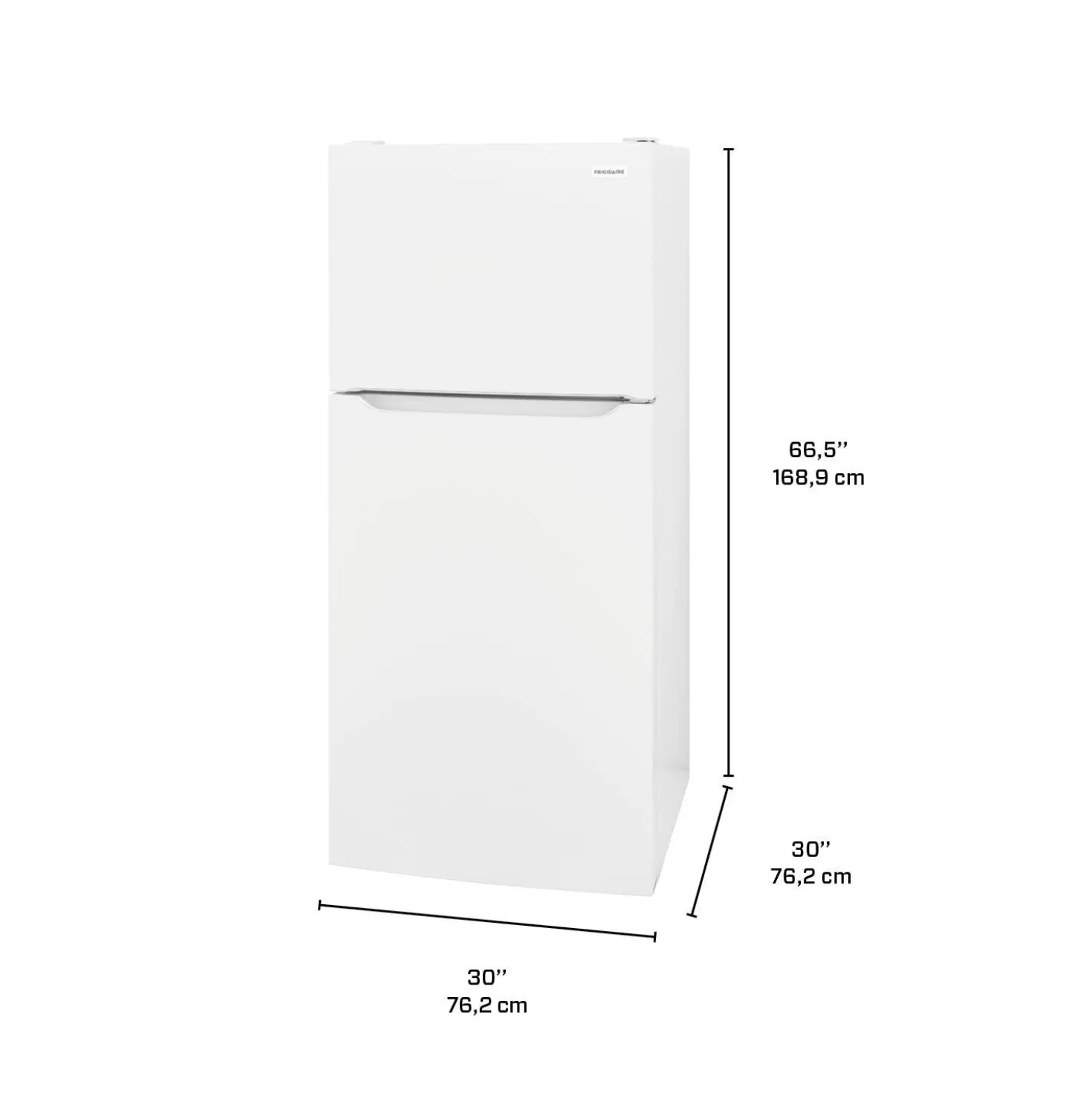 FRIGIDAIRE Réfrigerateur 18 pi3 30 po Blanc Congélateur en haut - FFHT1814YW