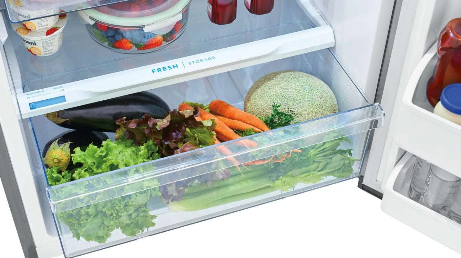 FRIGIDAIRE Réfrigérateur 13,9 pi3 27 po Inox Congélateur en haut - FFHT1425VV