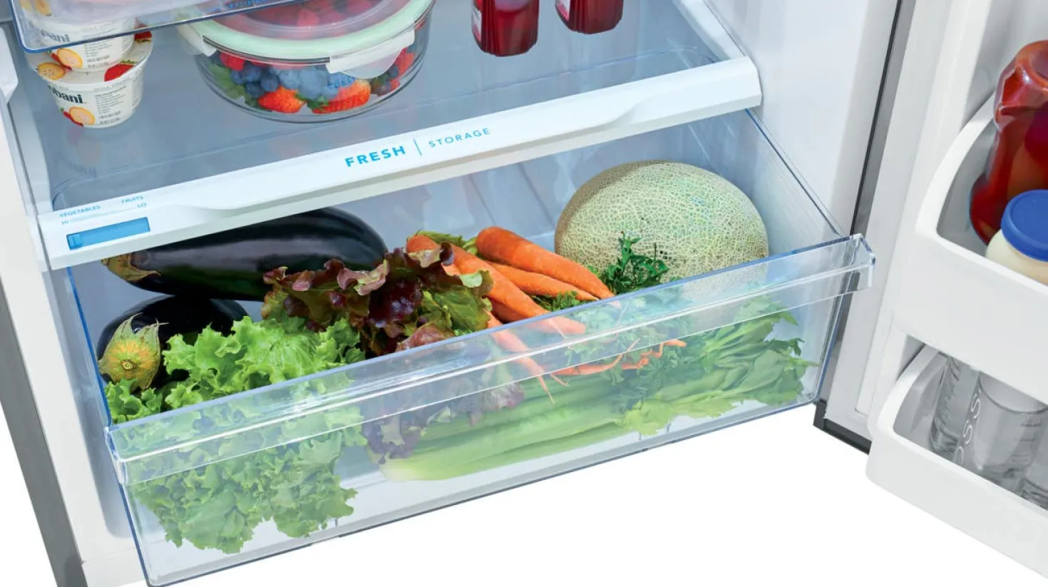 FRIGIDAIRE Réfrigérateur 13,9 pi3 27 po Blanc Congélateur en haut - FFHT1425VW