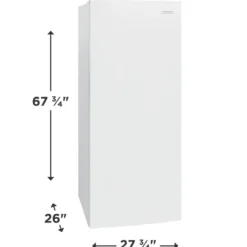 FRIGIDAIRE Réfrigérateur 16 pi 28 po Blanc Congélateur convertible - FFUE1626AW