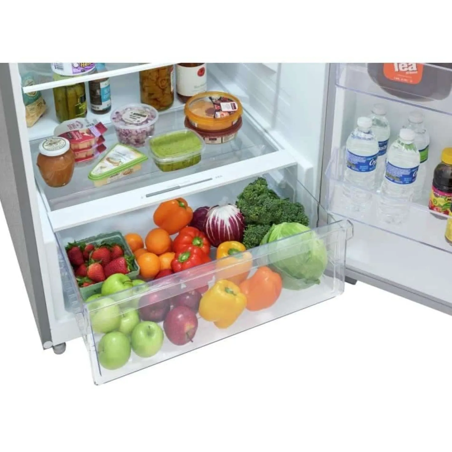 FRIGIDAIRE Réfrigérateur 16 pi3 28 po Inox Congélateur en haut - FRTE1622AS