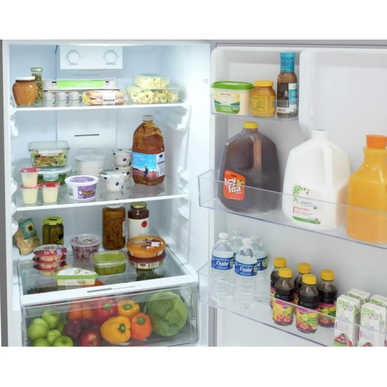 FRIGIDAIRE Réfrigérateur 16 pi3 28 po Inox Congélateur en haut - FRTE1622AS