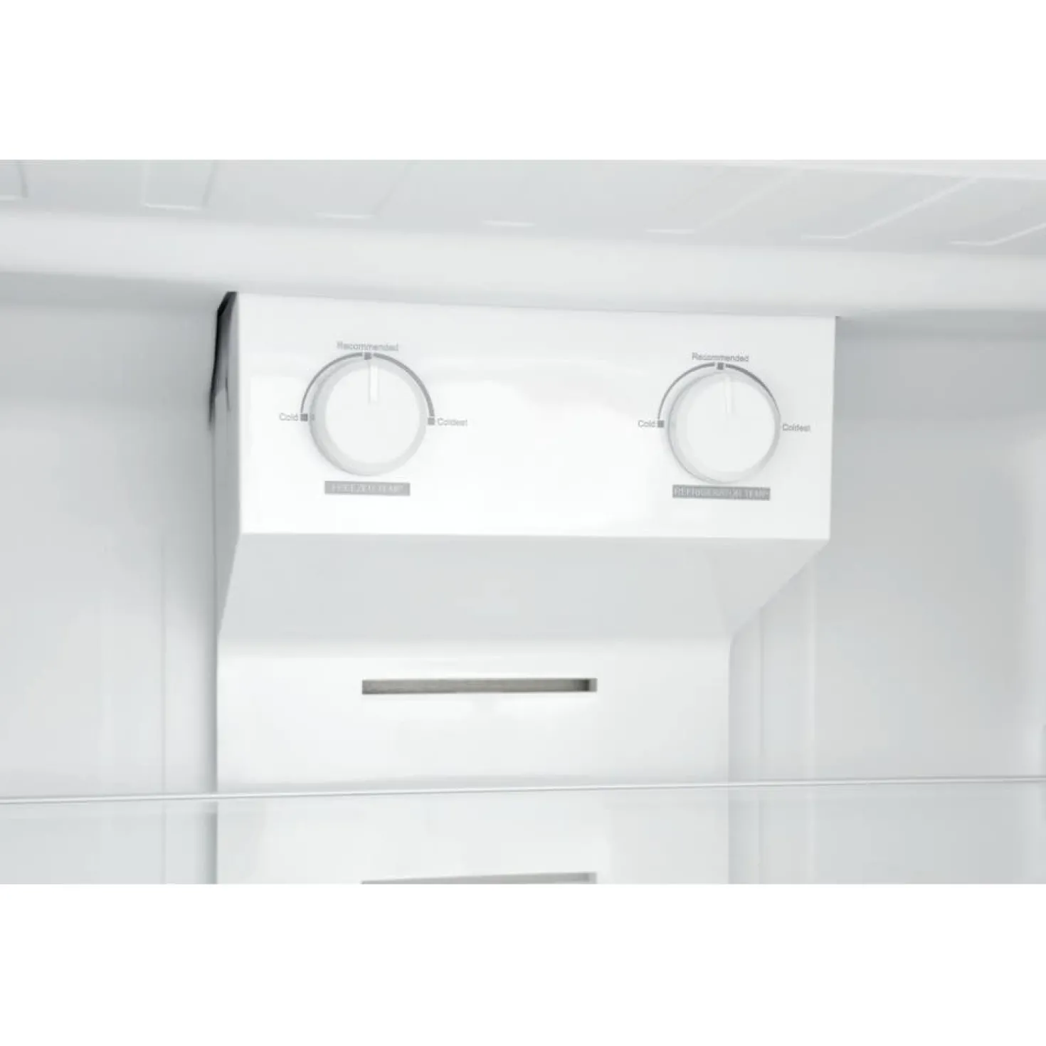 FRIGIDAIRE Réfrigérateur 16 pi3 28 po Blanc Congélateur en haut - FRTE1622AW