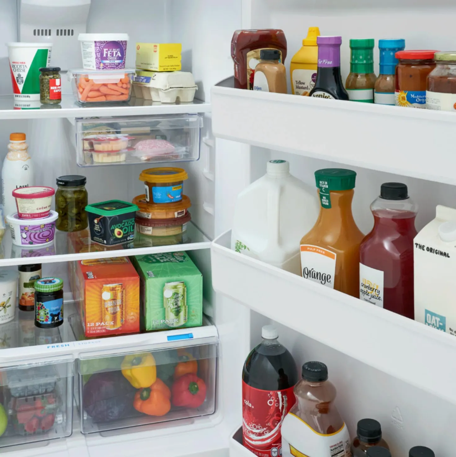 FRIGIDAIRE Réfrigérateur 18 pi3 30 po Inox Congélateur en haut - FRTE1835AV