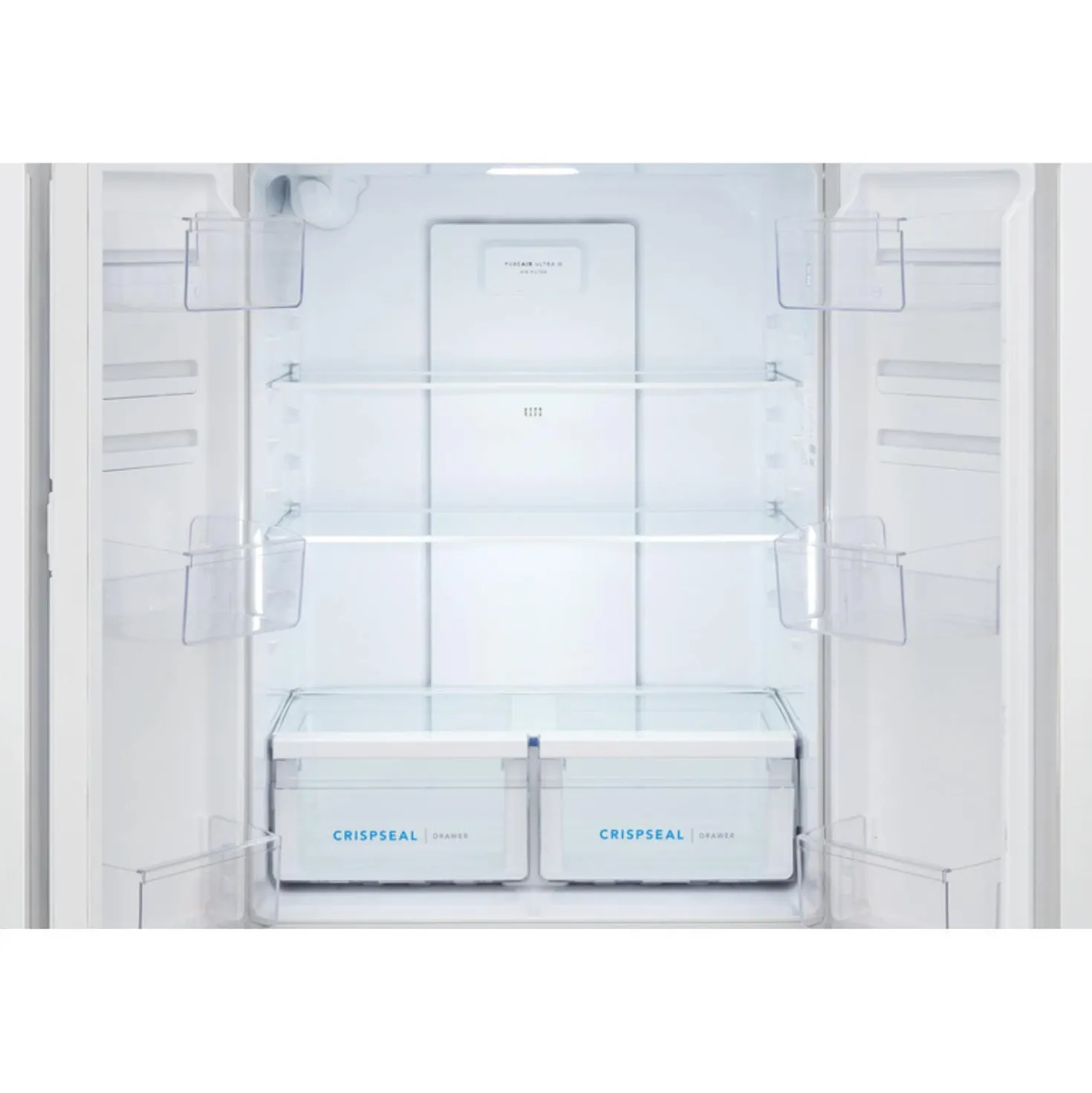 FRIGIDAIRE Réfrigérateur 18 pi3 32 po Blanc Portes françaises - FRFG1723AW