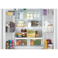 FRIGIDAIRE Réfrigérateur 18 pi3 32 po Blanc Portes françaises - FRFG1723AW