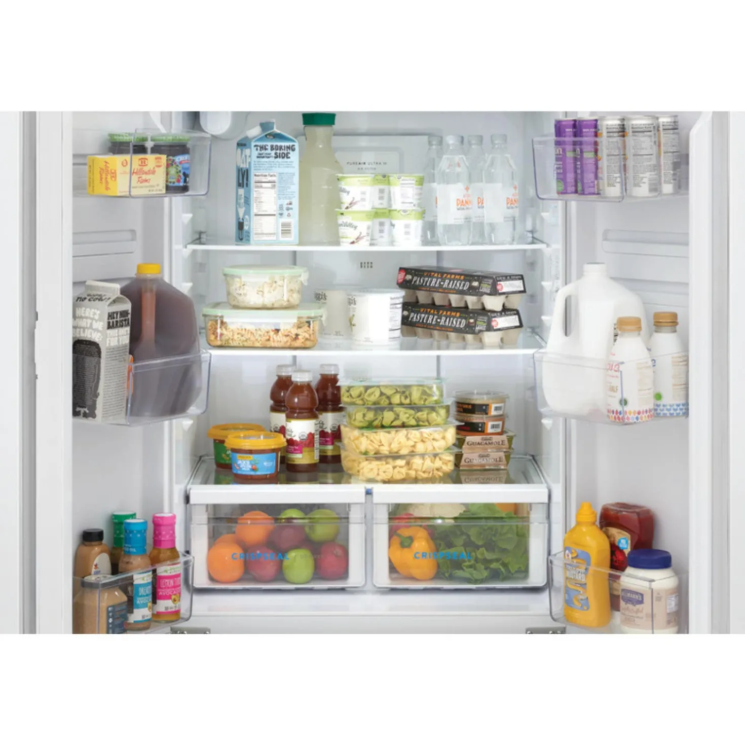 FRIGIDAIRE Réfrigérateur 18 pi3 32 po Blanc Portes françaises - FRFG1723AW