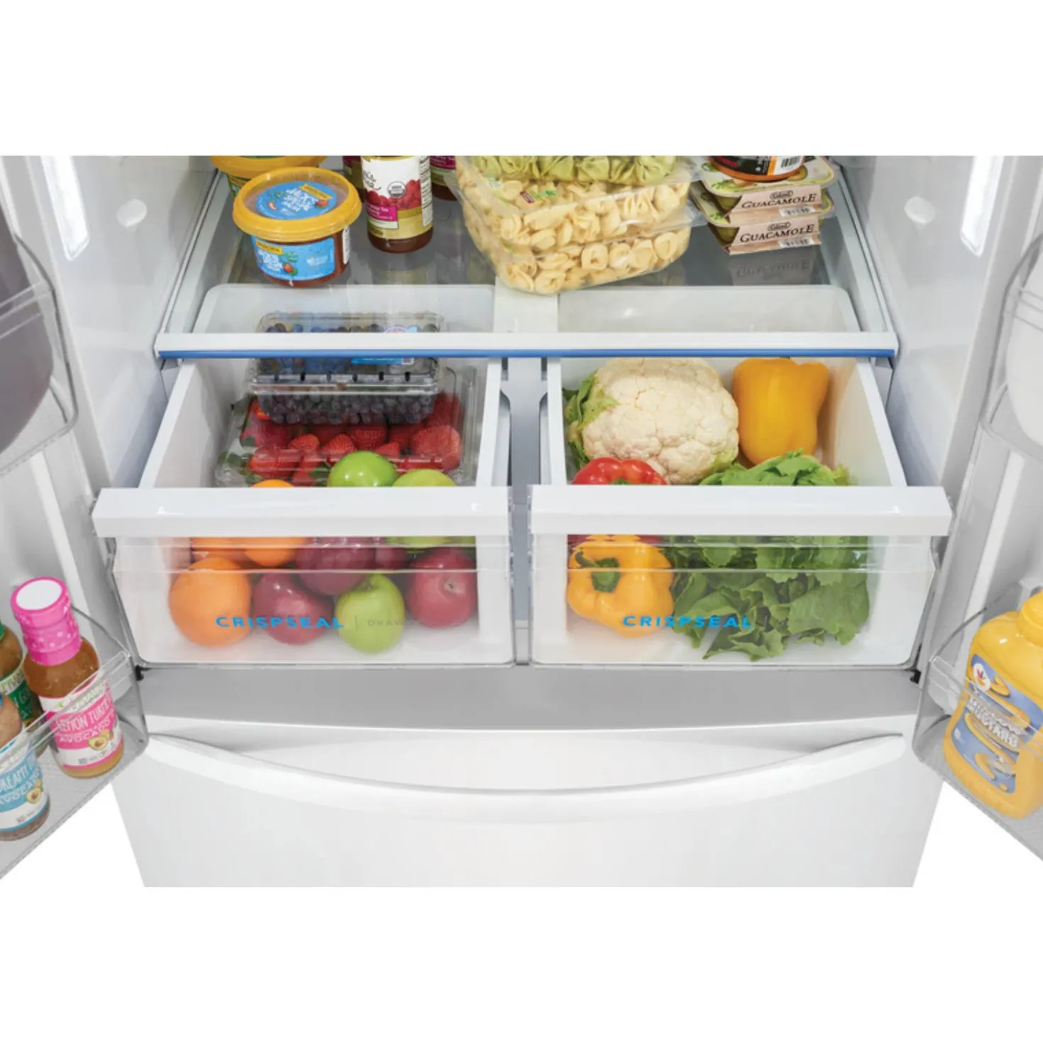 FRIGIDAIRE Réfrigérateur 18 pi3 32 po Blanc Portes françaises - FRFG1723AW