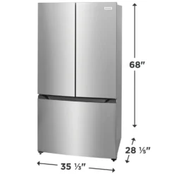 FRIGIDAIRE Réfrigérateur 19.8 pi3 36 po Inox Portes françaises - FRFG2011AV