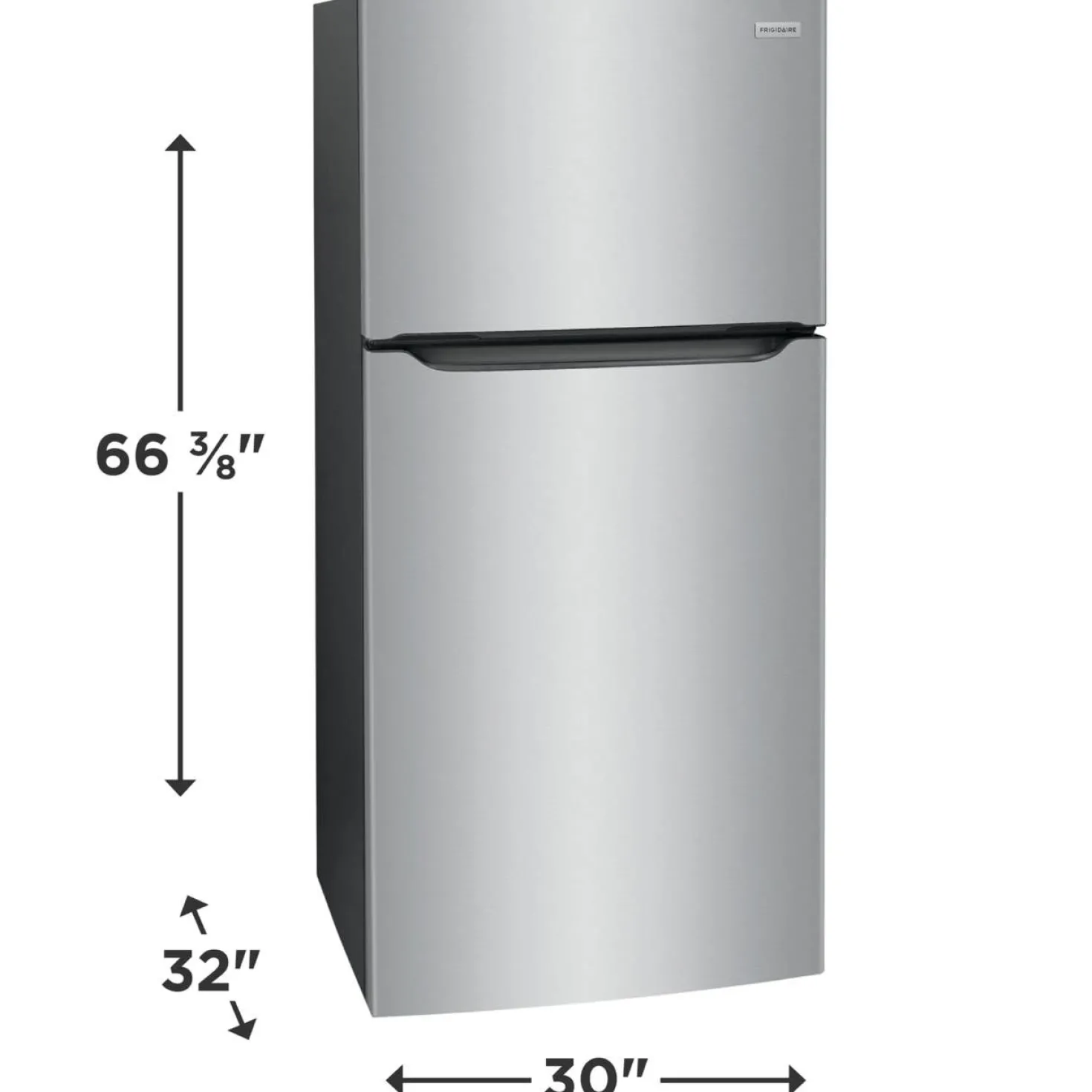 FRIGIDAIRE Réfrigérateur 20 pi3 30 po Inox Congélateur en haut - FFTR2045VS