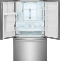 FRIGIDAIRE Réfrigérateur 27,8 pi3 36 po Inox Congélateur en bas, Portes françaises - FRFS2823AS