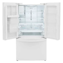 FRIGIDAIRE Réfrigérateur 27,8 pi3 36 po Blanc Congélateur en bas, Portes françaises - FRFS2823AW