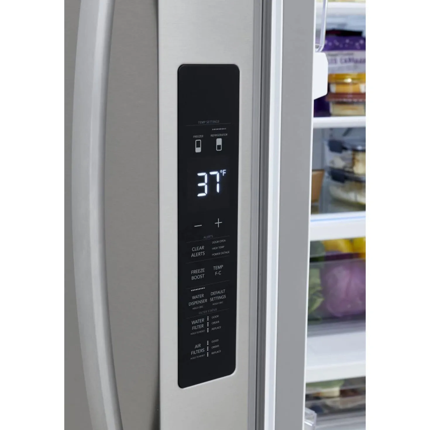 FRIGIDAIRE Réfrigérateur 28,8 pi3 36 po Inox Portes françaises - FRFN2813AF