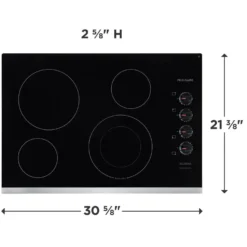 FRIGIDAIRE Table de cuisson Vitrocéramique Inox 30