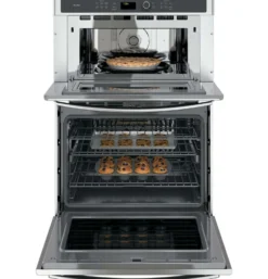 GE Combiné four - micro-ondes encastré 30 po Acier inoxydable29.75